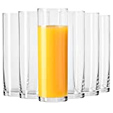 Krosno Vaso Agua |  Juego de 6 vasos |  200 ml |Colección Pura |  ideal para el hogar, fiestas en restaurantes y recepciones |  Apto para lavavajillas y microondas.